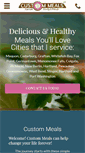 Mobile Screenshot of custommealsllc.com